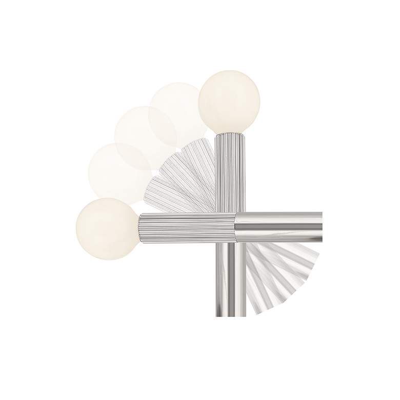 Image 4 Kichler Odensa 17" High 2-Light Polished Nickel Wall Sconce more views