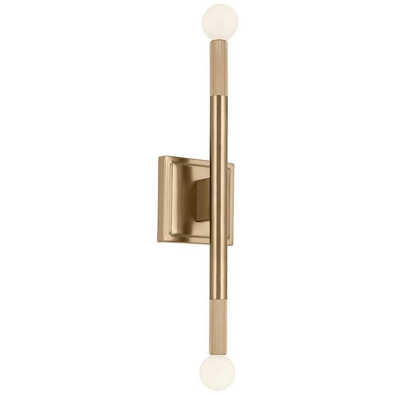 Image 1 Kichler Odensa 17"H Champagne Bronze 2-Light Wall Sconce