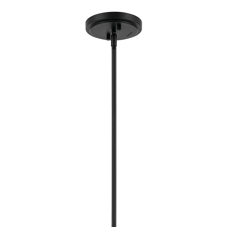 Image 3 Kichler Odensa 29.25 Inch 8 Light Chandelier in Black more views