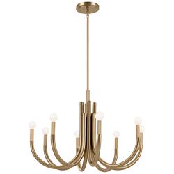 Kichler Odensa 29 1/4"W Champagne Bronze 8-Light Chandelier