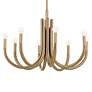Thumbnail2 of Kichler Odensa 29 1/4"W Champagne Bronze 8-Light Chandelier more views