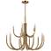 Kichler Odensa 40.25 Inch 15 Light Chandelier in Champagne Bronze