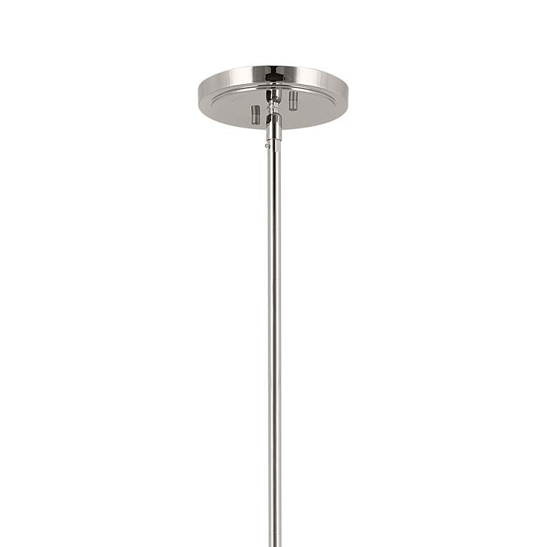 Image 3 Kichler Odensa 46 Inch 8 Light Oval Chandelier in Polished Nickel more views