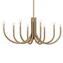 2_Kichler Odensa 46" Wide Champagne Bronze 8-Light Chandelier more views