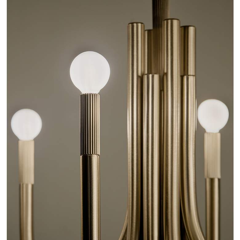 Image 6 Kichler Odensa 46" Wide Champagne Bronze 8-Light Chandelier more views