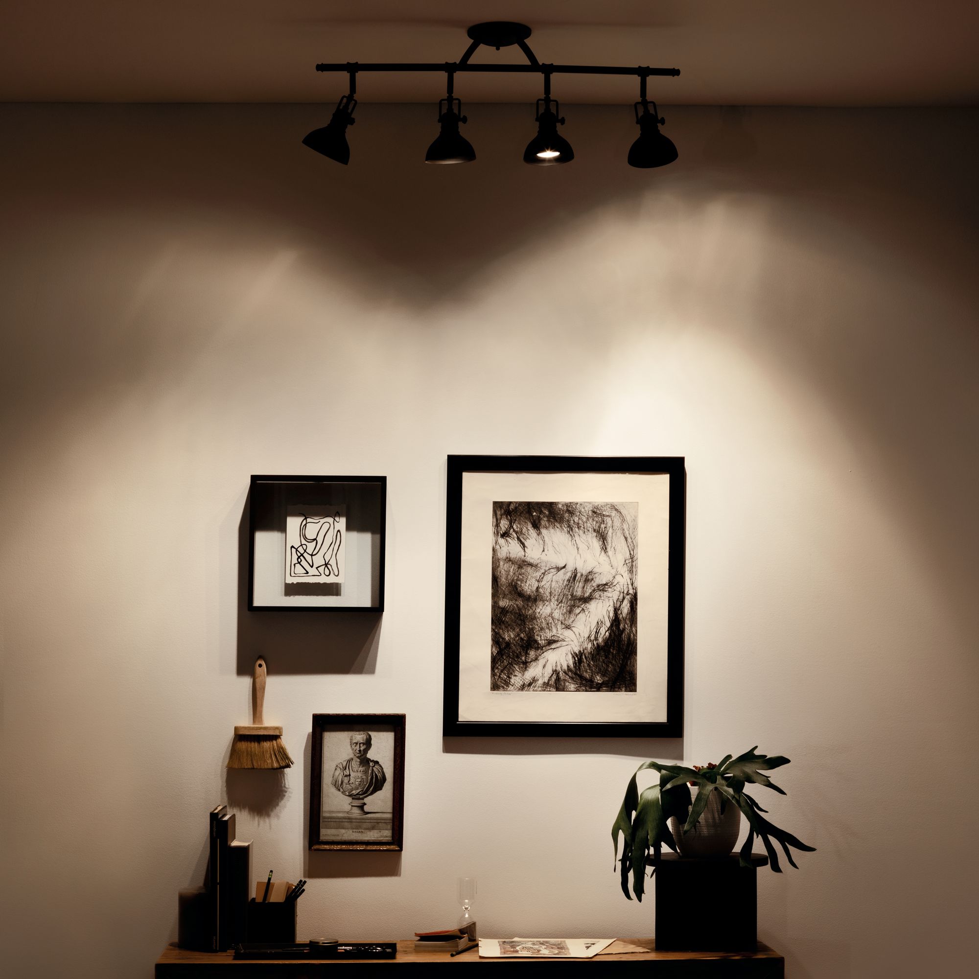 Image 5 Kichler Old Bronze 31 1/2" Wide Swivel Ceiling Fixture more views