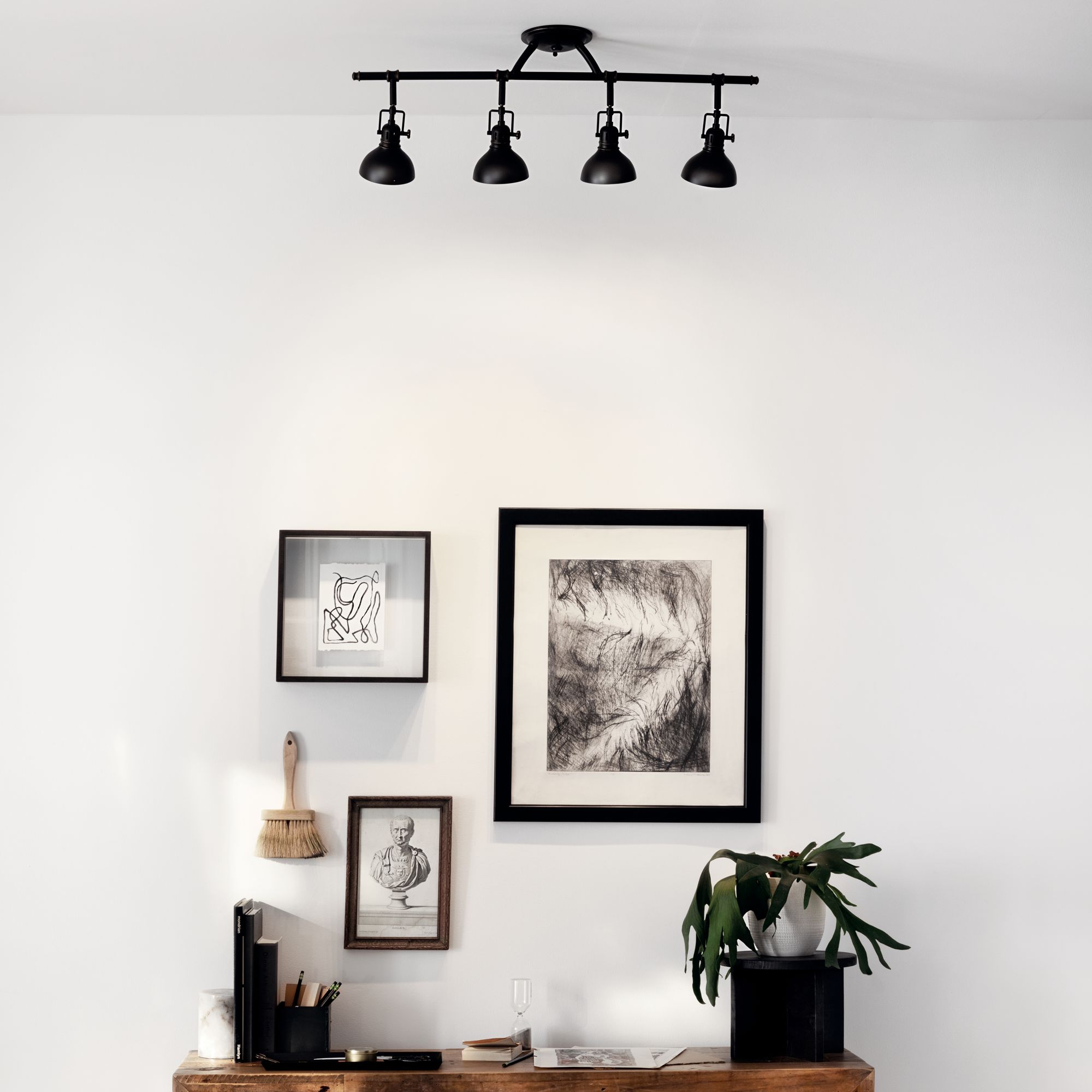 Image 6 Kichler Old Bronze 31 1/2" Wide Swivel Ceiling Fixture more views