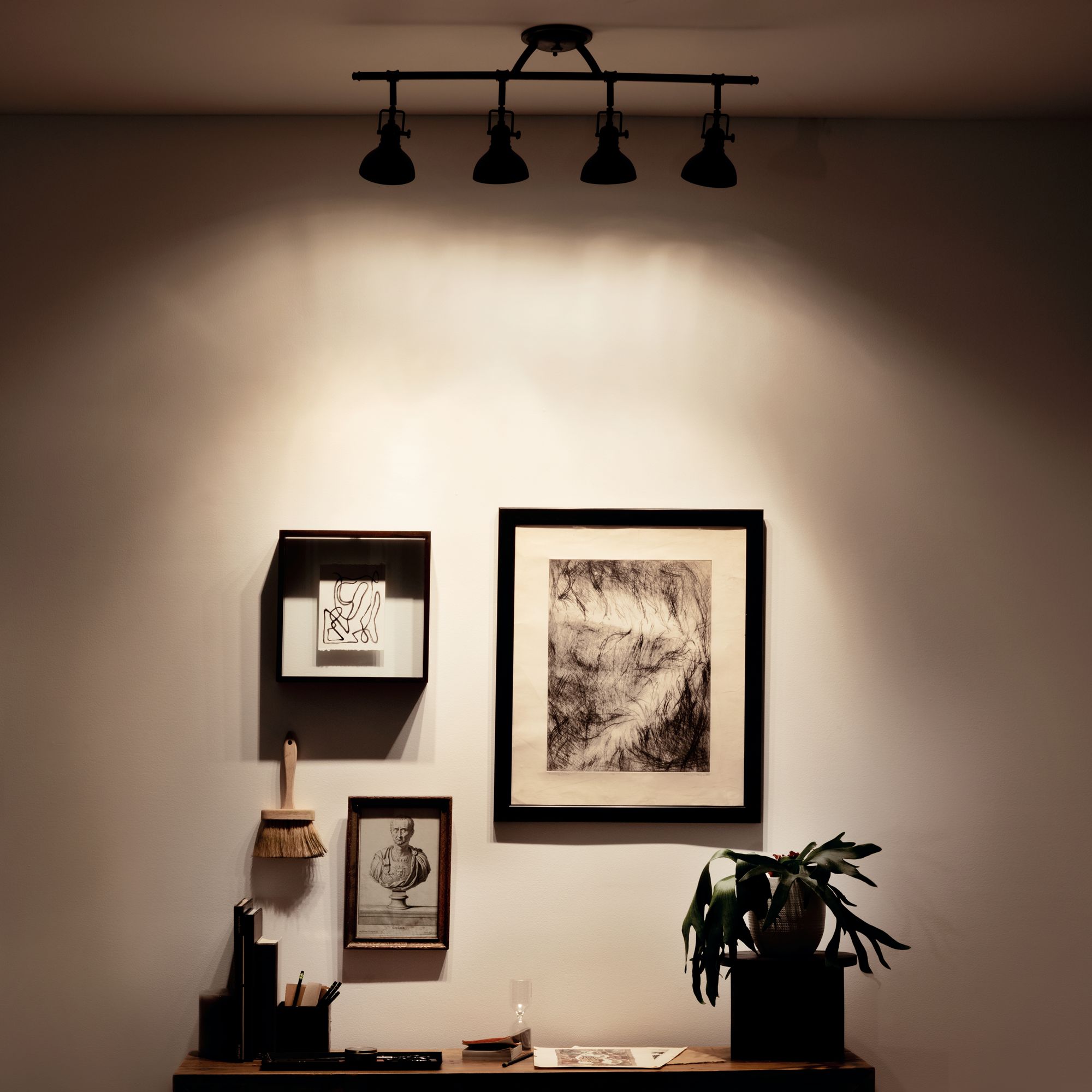 Image 7 Kichler Old Bronze 31 1/2" Wide Swivel Ceiling Fixture more views