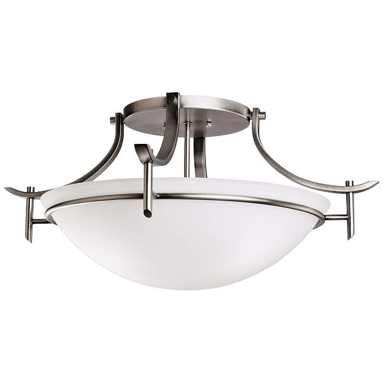 Image 2 Kichler Olympia 24" Wide Antique Pewter Ceiling Light Fixture
