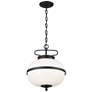 1_Kichler Opal Textured Black