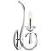 Kichler Optic Ice 18" High Chrome Wall Sconce