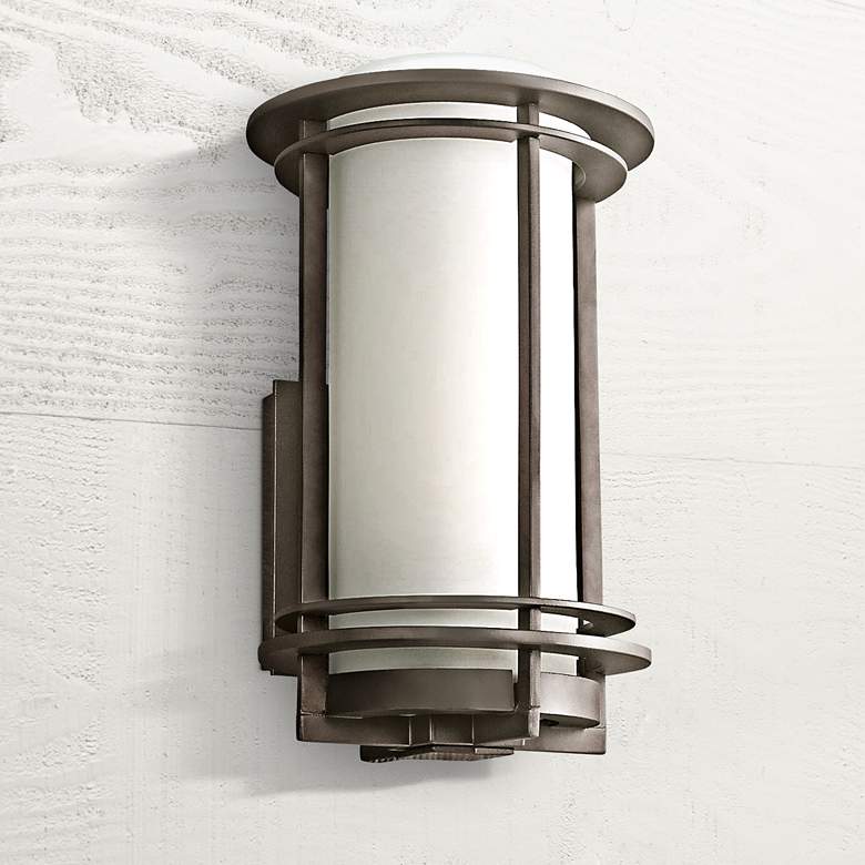 Image 1 Kichler Pacific Edge 13" High Bronze Outdoor Wall Sconce
