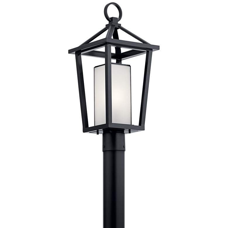 Image 1 Kichler Pai 21 3/4" High Black Open Cage Outdoor Post Light