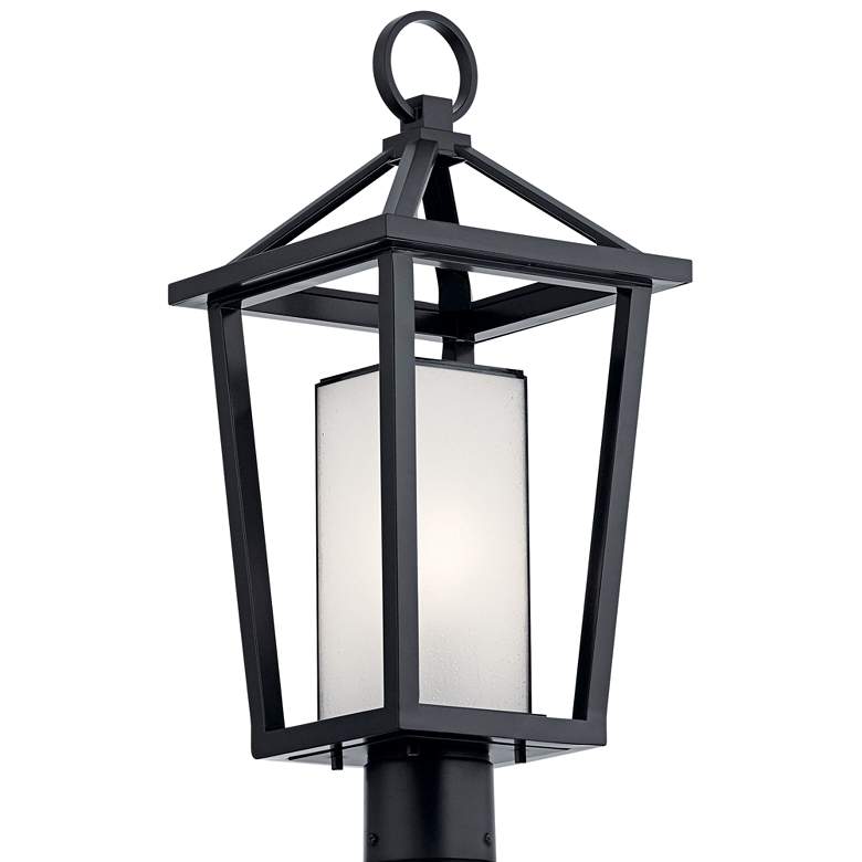 Image 2 Kichler Pai 21 3/4" High Black Open Cage Outdoor Post Light more views
