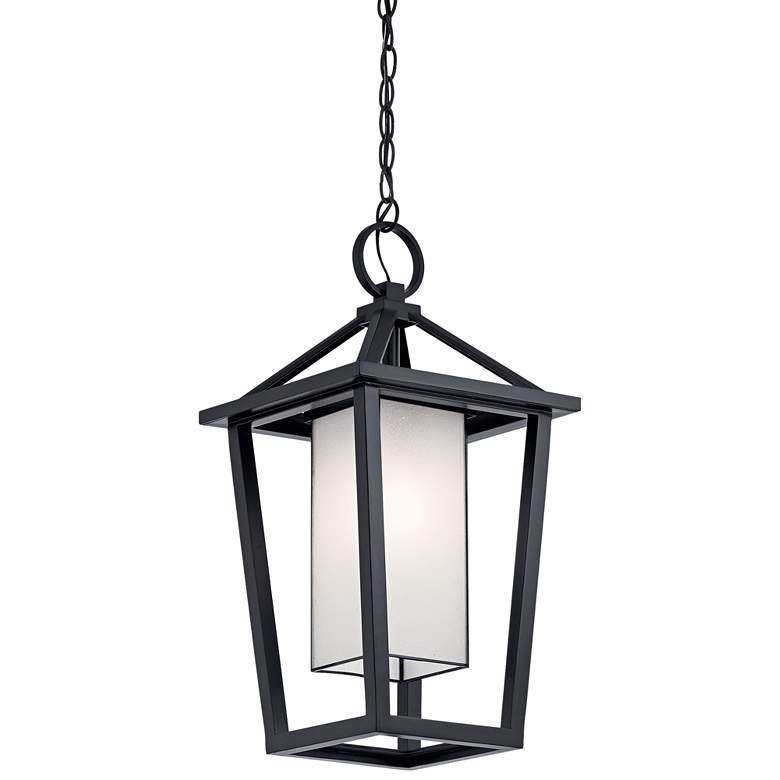 Image 2 Kichler Pai 24" High Black Open Cage Outdoor Hanging Light more views