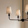Kichler Pallas 25" Wide Black 4-Light Chandelier
