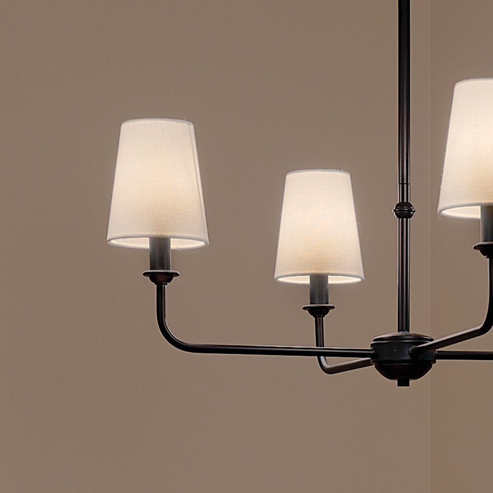 Kichler Pallas 25" Wide Black 4-Light Chandelier