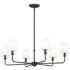 Kichler Pallas 32 1/4" Wide Black 6-Light Chandelier