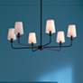Thumbnail2 of Kichler Pallas 32 1/4" Wide Black 6-Light Chandelier