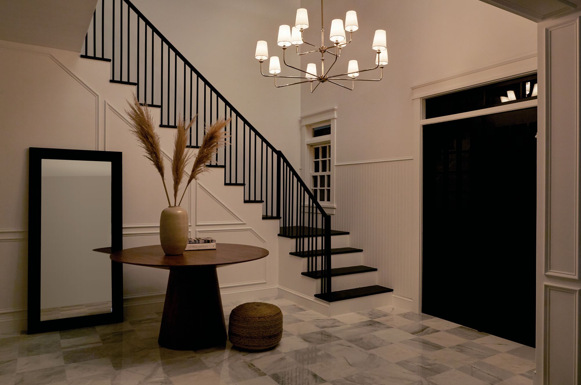 Image 6 Kichler Pallas 42 3/4"W Polished Nickel 12-Light Chandelier more views