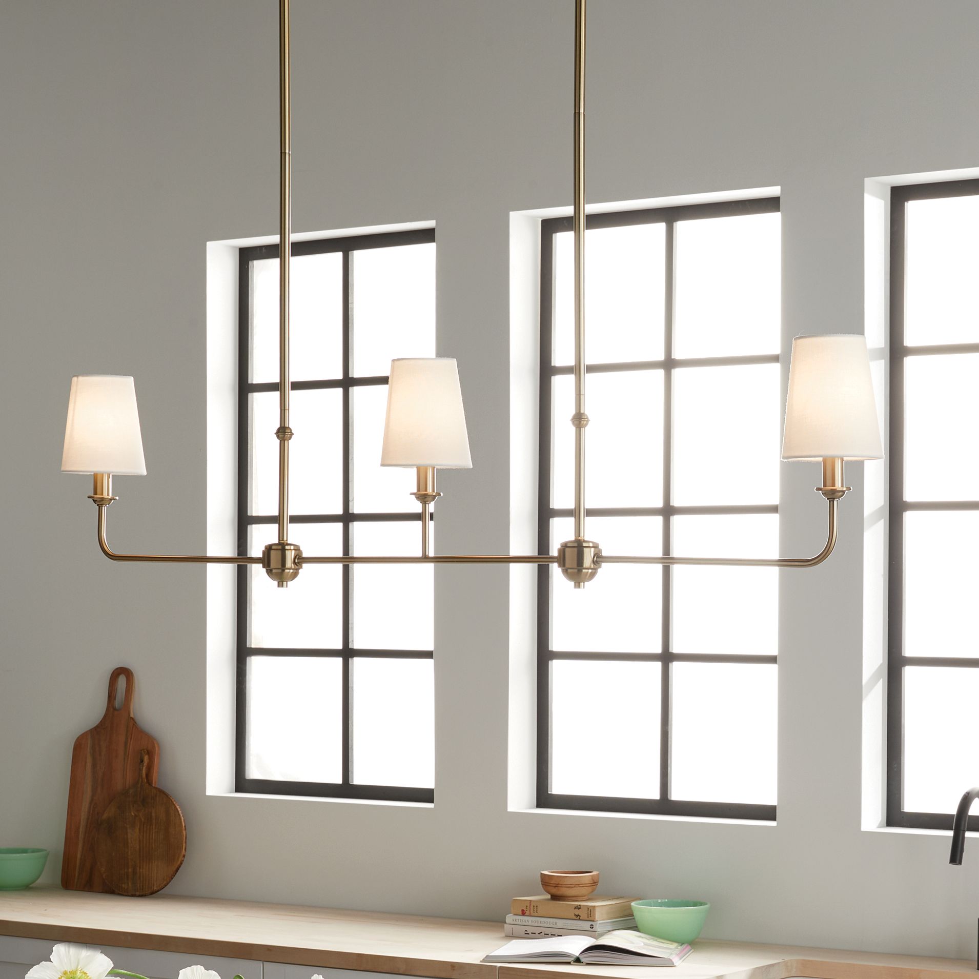 KICHLER Pallas Brass - Antique Brass Collection