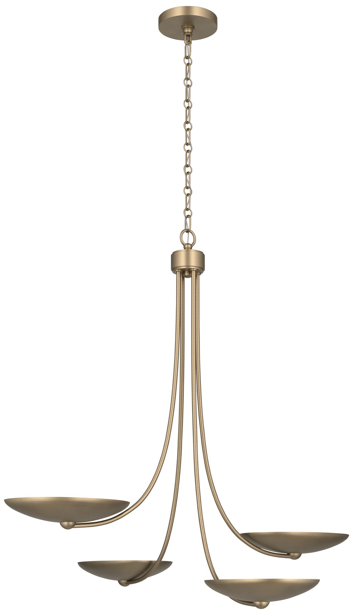 Kichler Palmela 32" 4-Lt Chandelier in Champagne Bronze