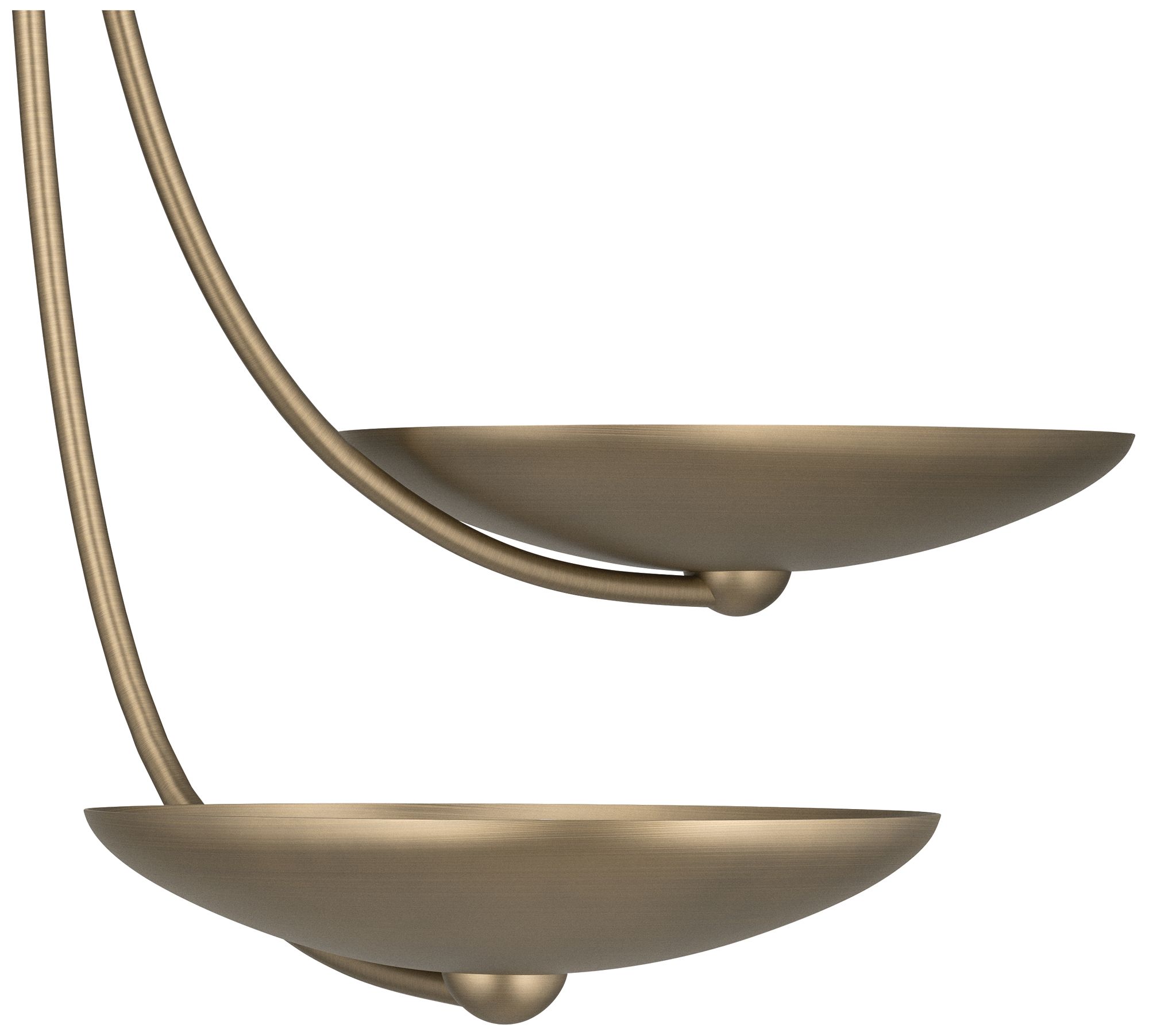 Image 5 Kichler Palmela 32" 4-Lt Chandelier in Champagne Bronze more views