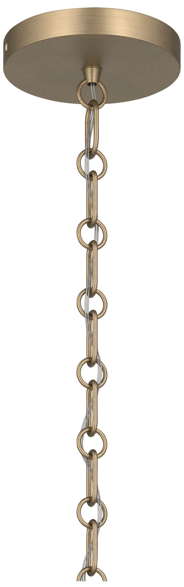 Image 7 Kichler Palmela 32" 4L XL Convertible Chandelier Champagne Bronze/Black out more views