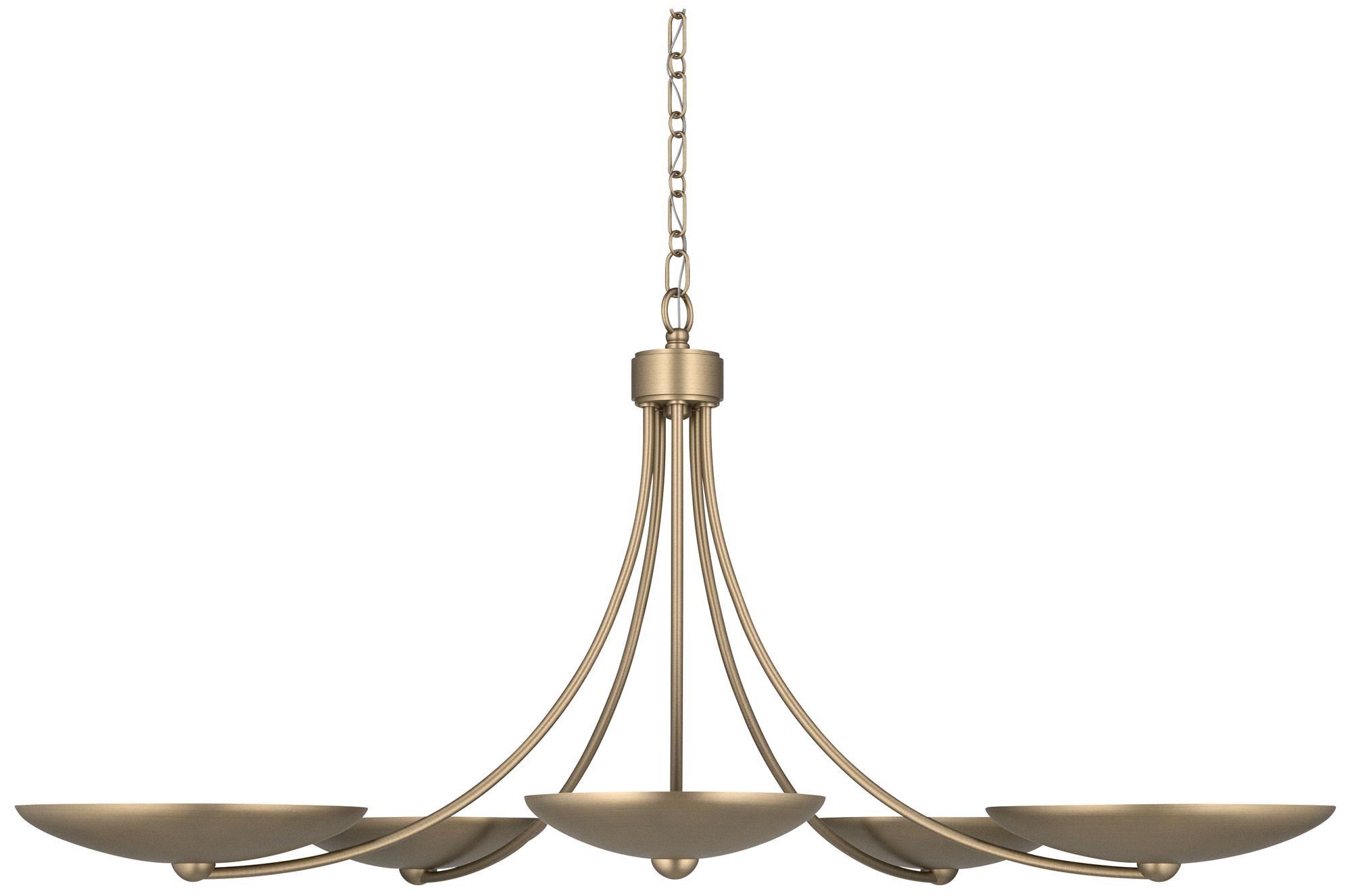 Image 7 Kichler Palmela 40" 5-Lt Chandelier in Champagne Bronze finish more views