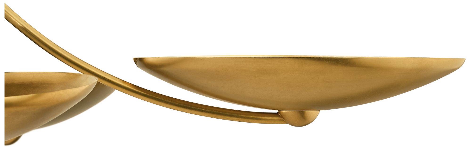 Image 6 Kichler Palmela 40" 5-Lt Chandelier in Lacquered Brass more views