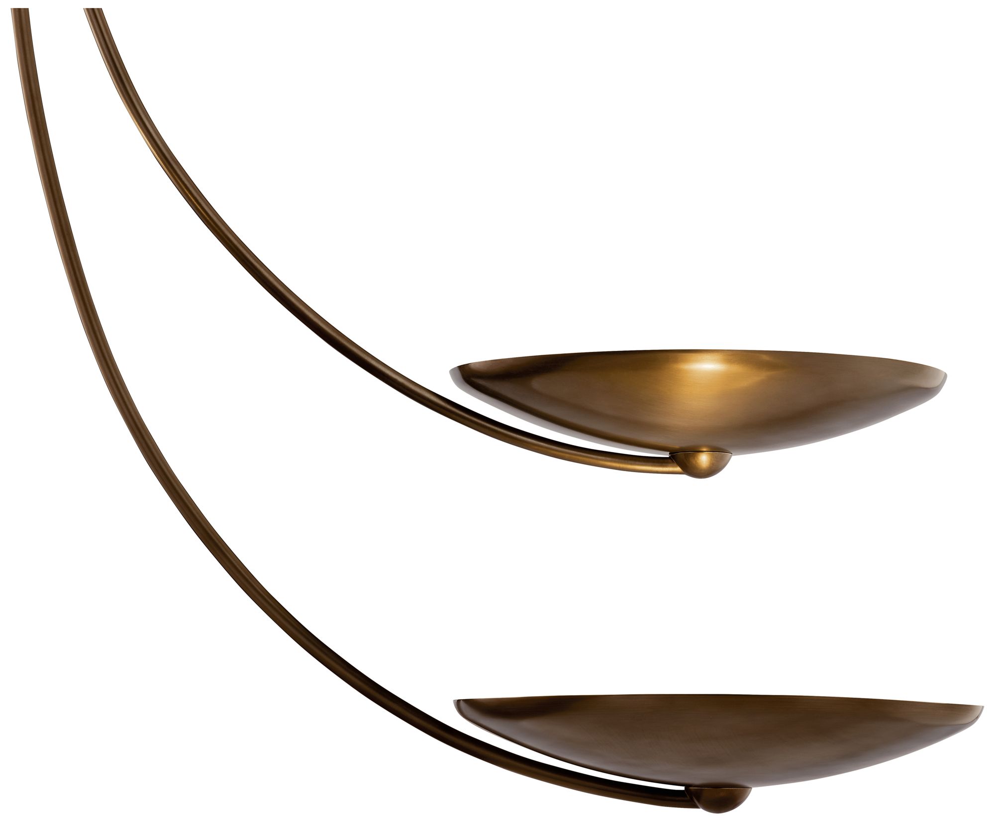 Image 6 Kichler Palmela 45.75" 6L XL Chandelier Lacquered Bronze/Brass interior more views