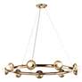 Thumbnail3 of Kichler Palta 34 1/2"W Champagne Bronze 9-Light Chandelier