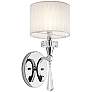 Kichler Parker Point 15 1/2" High Chrome Wall Sconce