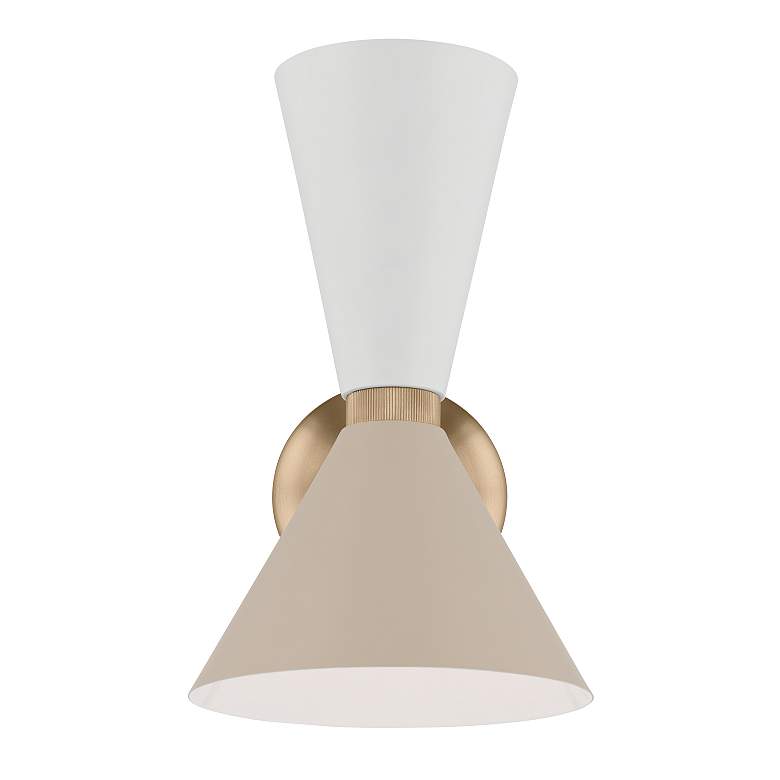 Image 7 Kichler Phix 13 1/2" High Champagne Bronze 2-Light Sconce more views