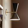 Thumbnail1 of Kichler Phix 13 1/2" Up-Down Bronze and Black Modern Wall Sconce