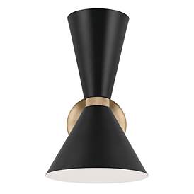 Image5 of Kichler Phix 13 1/2" Up-Down Bronze and Black Modern Wall Sconce more views