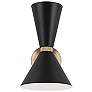Kichler Phix 13 1/2" Up-Down Bronze and Black Modern Wall Sconce
