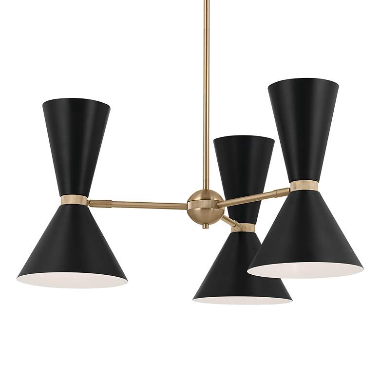 Image 3 Kichler Phix 30 3/4" Wide Champagne Bronze 6-Light Pendant more views