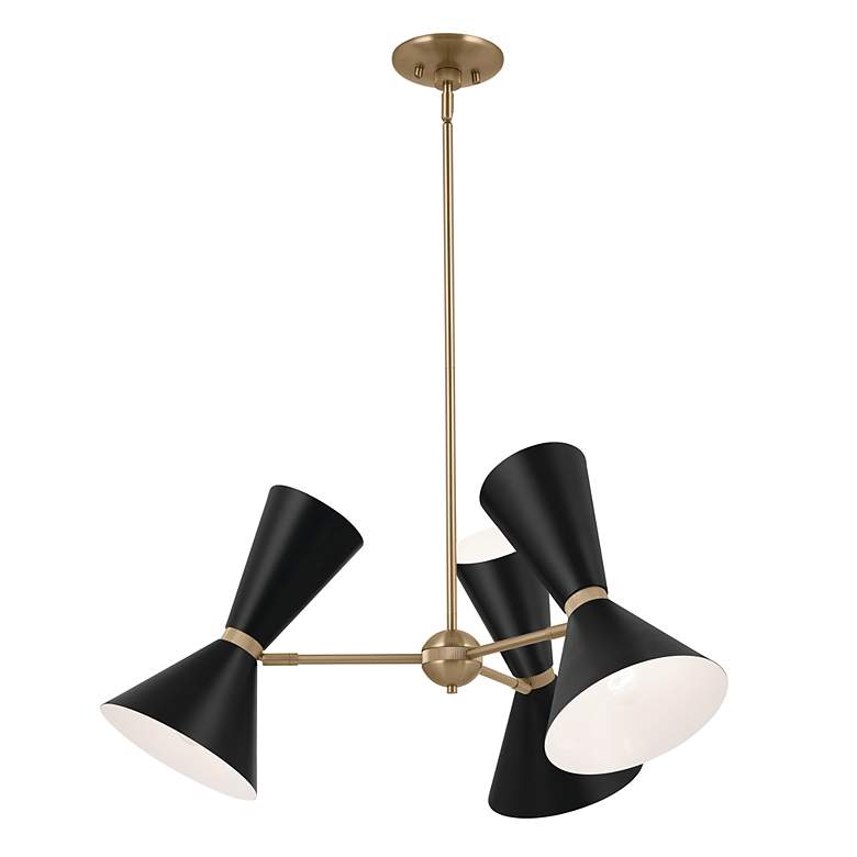 Image 5 Kichler Phix 30 3/4" Wide Champagne Bronze 6-Light Pendant more views