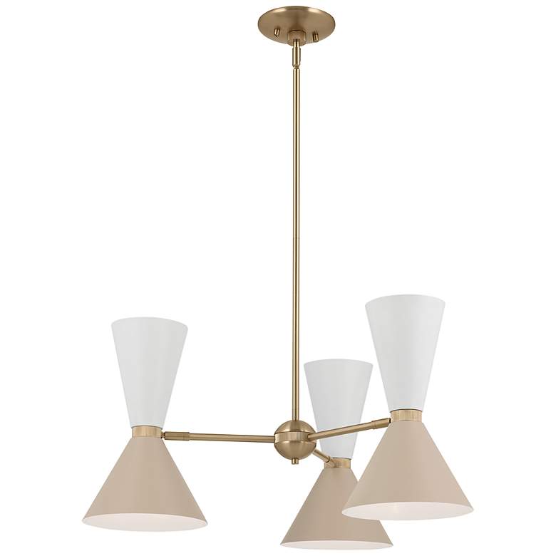 Image 2 Kichler Phix 30 3/4"W Champagne Bronze 6-Light Chandelier