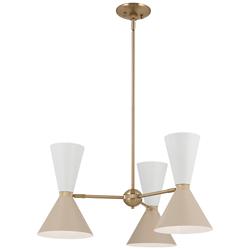 Kichler Phix 30 3/4"W Champagne Bronze 6-Light Chandelier