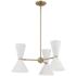 Kichler Phix 30 3/4"W Champagne Bronze 6-Light Chandelier
