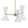 Thumbnail2 of Kichler Phix 30 3/4"W Champagne Bronze 6-Light Chandelier more views