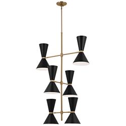 Kichler Phix 32 3/4"W Champagne Bronze 12-Light Chandelier