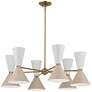 2_Kichler Phix 38.75 Inch 12 Light Chandelier in Champagne Bronze