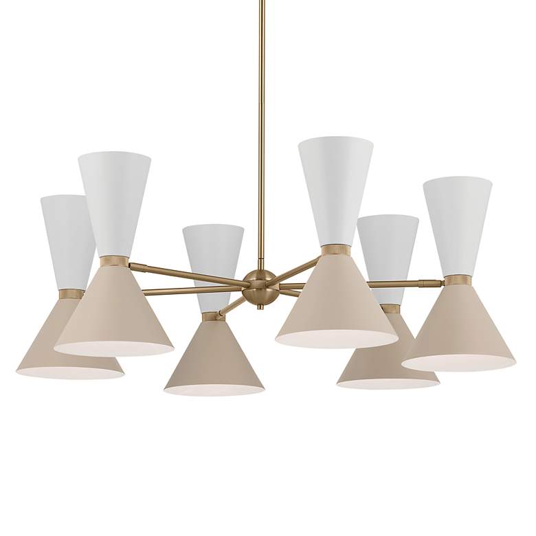 Image 3 Kichler Phix 38.75 Inch 12 Light Chandelier in Champagne Bronze more views