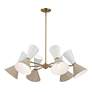 5_Kichler Phix 38.75 Inch 12 Light Chandelier in Champagne Bronze more views