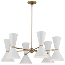 Kichler Phix 38 3/4"W Champagne Bronze 12-Light Chandelier