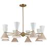 2_Kichler Phix 48 3/4" Wide 16-Light Modern Hourglass Chandelier