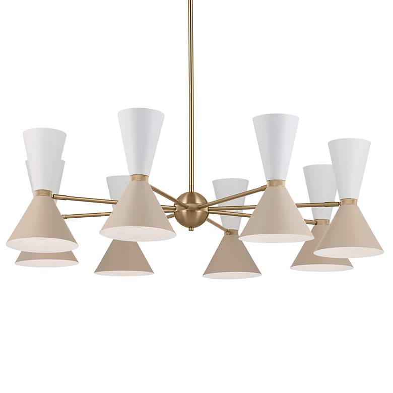 Image 2 Kichler Phix 48 3/4" Wide 16-Light Modern Hourglass Chandelier more views